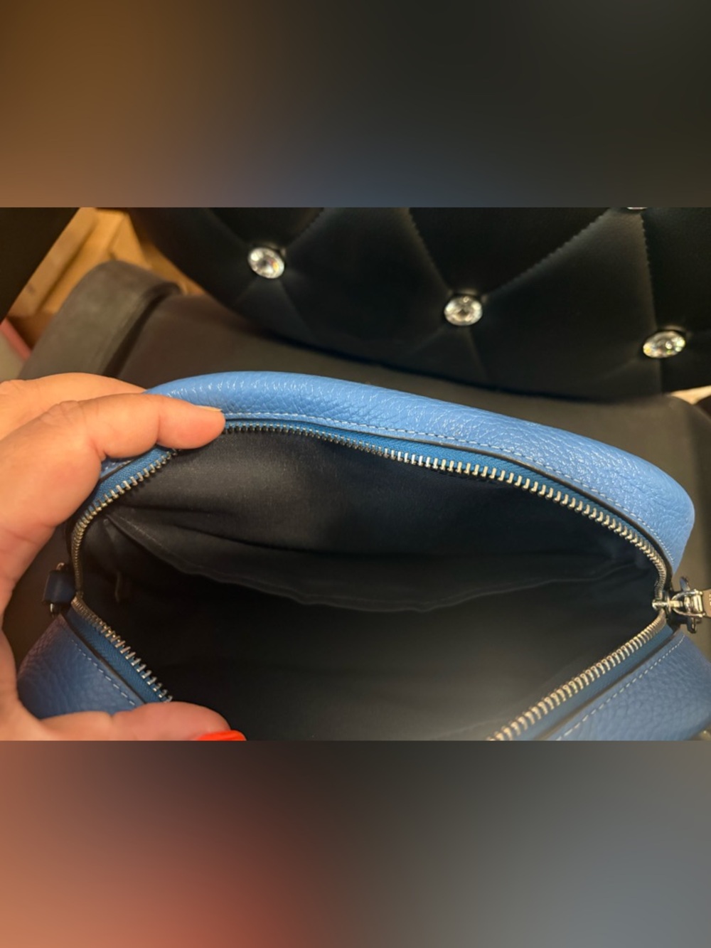 Coach camera bag Leather Trim Crossbody with Signature Canvas - Picture 7 of 8